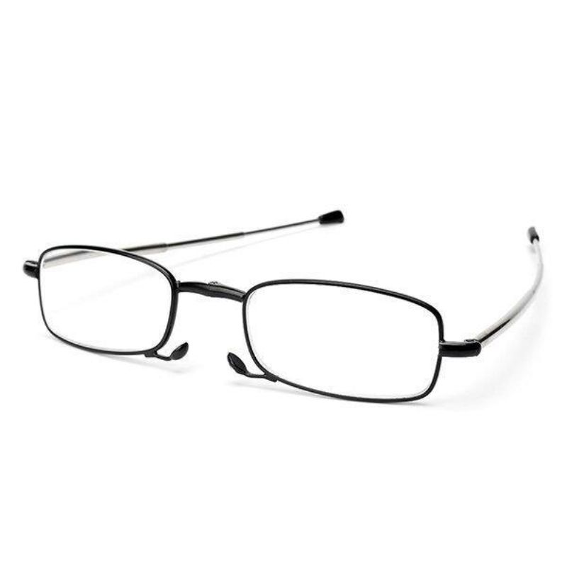 Femmes Hommes Portable Lumière Pliant Cercle Lentille Lunettes De Lecture Flexible Télescopique Presbytie Lunettes