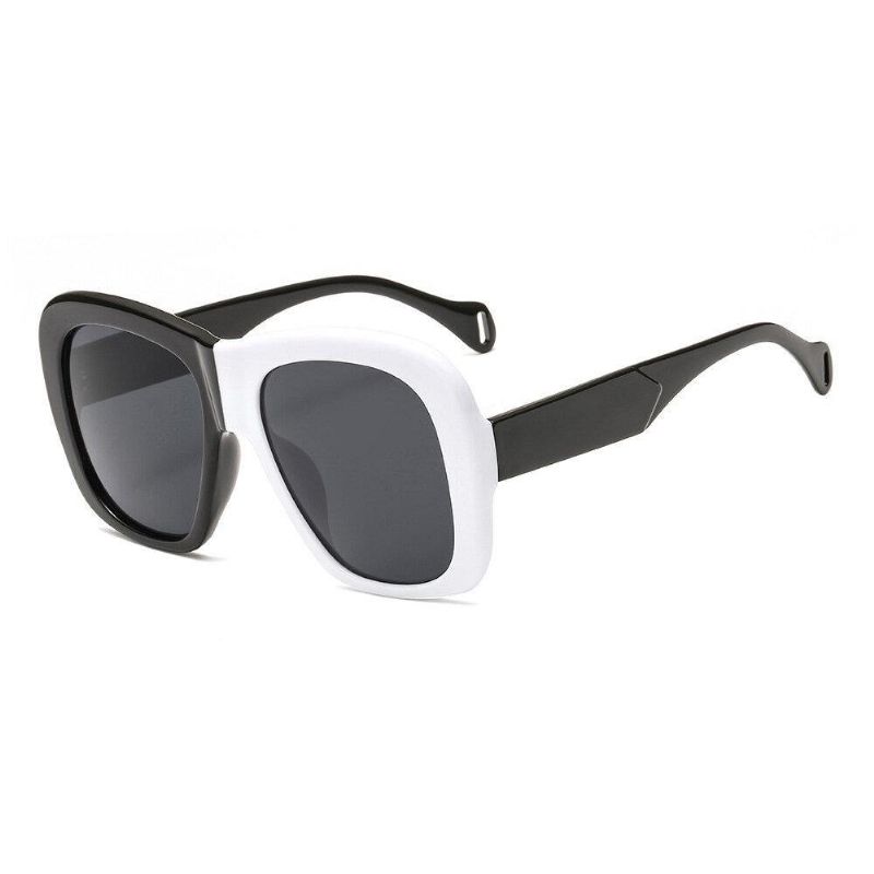 Lunettes De Soleil Anti-uv Femme Homme Lunettes De Soleil Boîte Bicolore Lunettes De Soleil Boîte Carrée