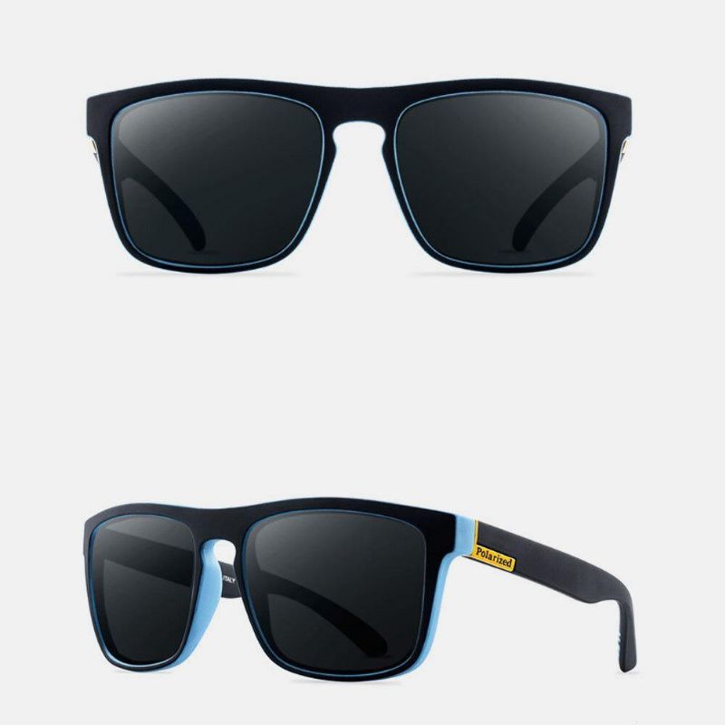 Lunettes De Soleil Pare-soleil D'extérieur Polarisées Hd À Monture Carrée Pour Hommes