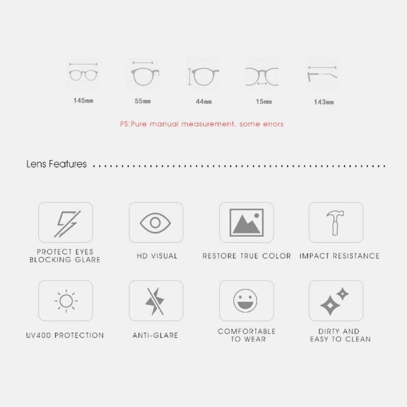 Lunettes De Soleil Pare-soleil D'extérieur Polarisées Hd À Monture Carrée Pour Hommes