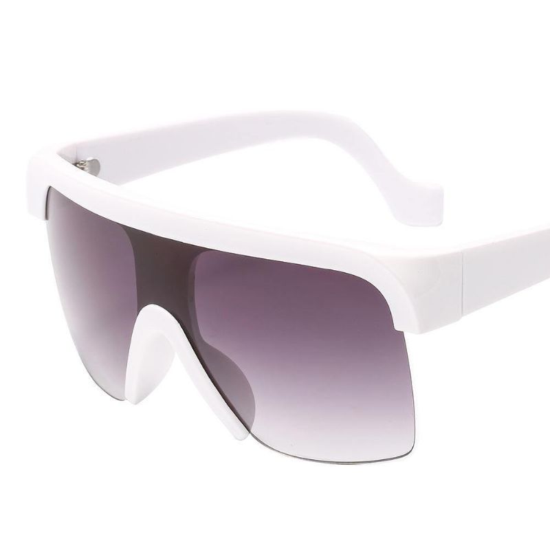 Lunettes De Soleil Rétro Modernes À Dessus Plat Big Box