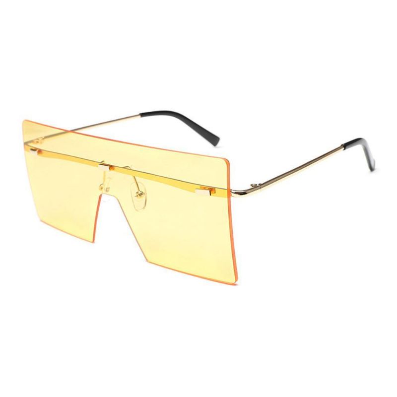 Lunettes De Soleil Transparentes À Dégradé De Couleur Unie