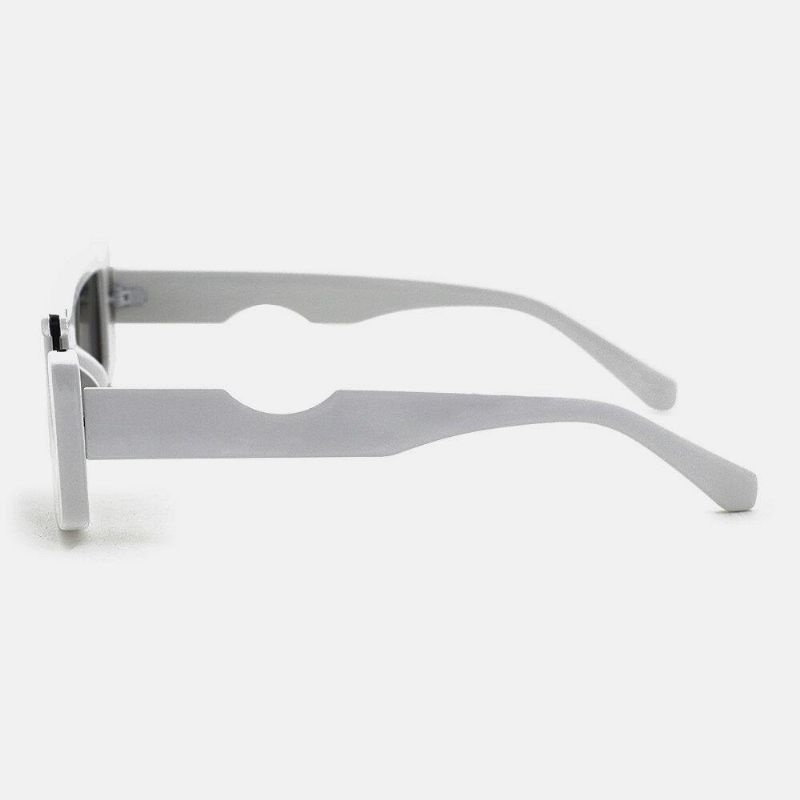 Lunettes De Soleil Unisexes À Cadre Carré Irrégulier Et Non Plein Cadre Avec Protection Uv Et Profil Spécial