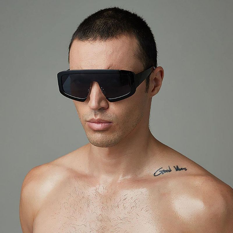 Lunettes De Soleil Unisexes Décontractées Créatives Dashing Plein Cadre Confortable Siège De Nez Protection Uv