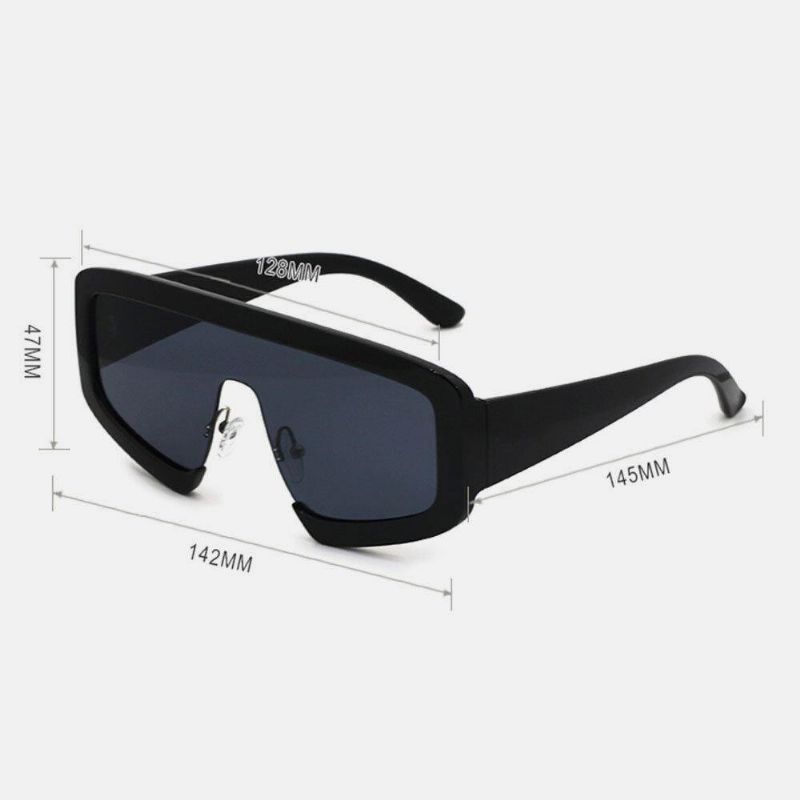 Lunettes De Soleil Unisexes Décontractées Créatives Dashing Plein Cadre Confortable Siège De Nez Protection Uv