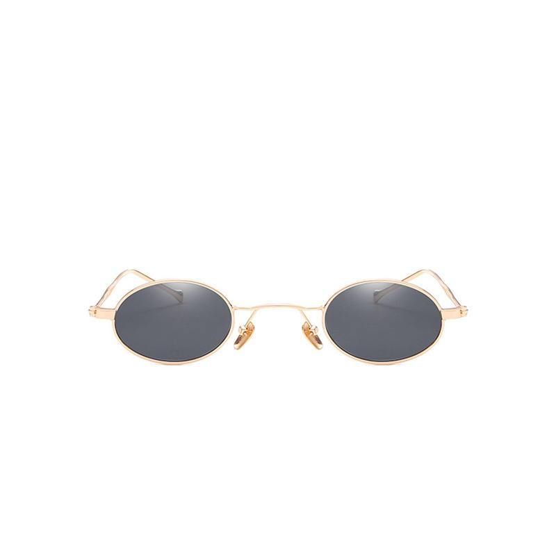 Petites Lunettes De Soleil Rondes En Métal