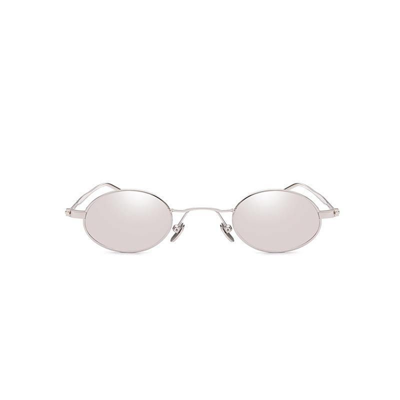 Petites Lunettes De Soleil Rondes En Métal