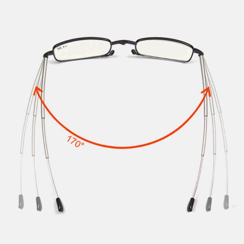 Unisexe Anti-lumière Bleue Pliable Portable Télescopique Stretch Cadre Parent Cadeau Lunettes De Lecture Lunettes Presbytes