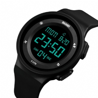 1445 Montre Numérique De Sport De Plein Air Led Étanche En Silicone À La Mode