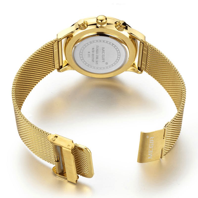 2011g Hommes Montre De Luxe Ultra Mince Affaires Bracelet En Acier Inoxydable Quartz Montre-bracelet