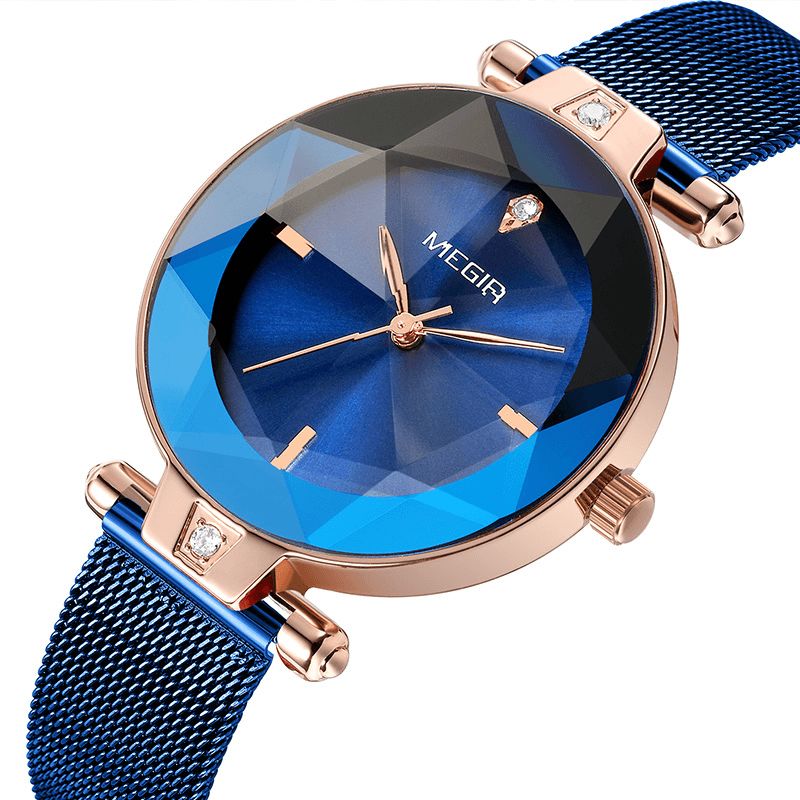 4209 Mode Coupe Cadran Femmes Montre Lumière Luxe Étanche Montre À Quartz