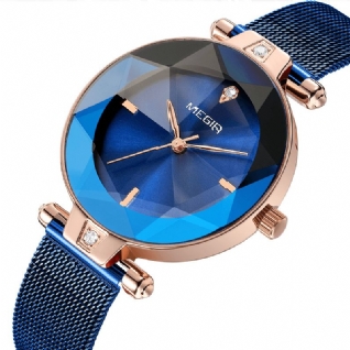 4209 Mode Coupe Cadran Femmes Montre Lumière Luxe Étanche Montre À Quartz