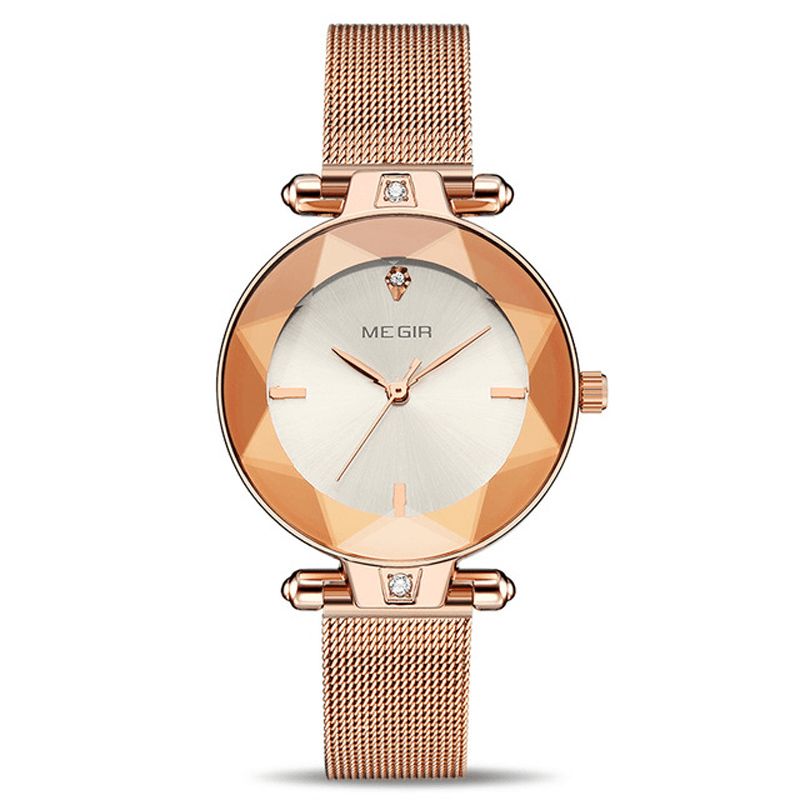 4209 Mode Coupe Cadran Femmes Montre Lumière Luxe Étanche Montre À Quartz