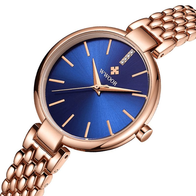 8865 Montre-bracelet À La Mode Pour Femme Avec Horloge Cadeau Montre À Quartz