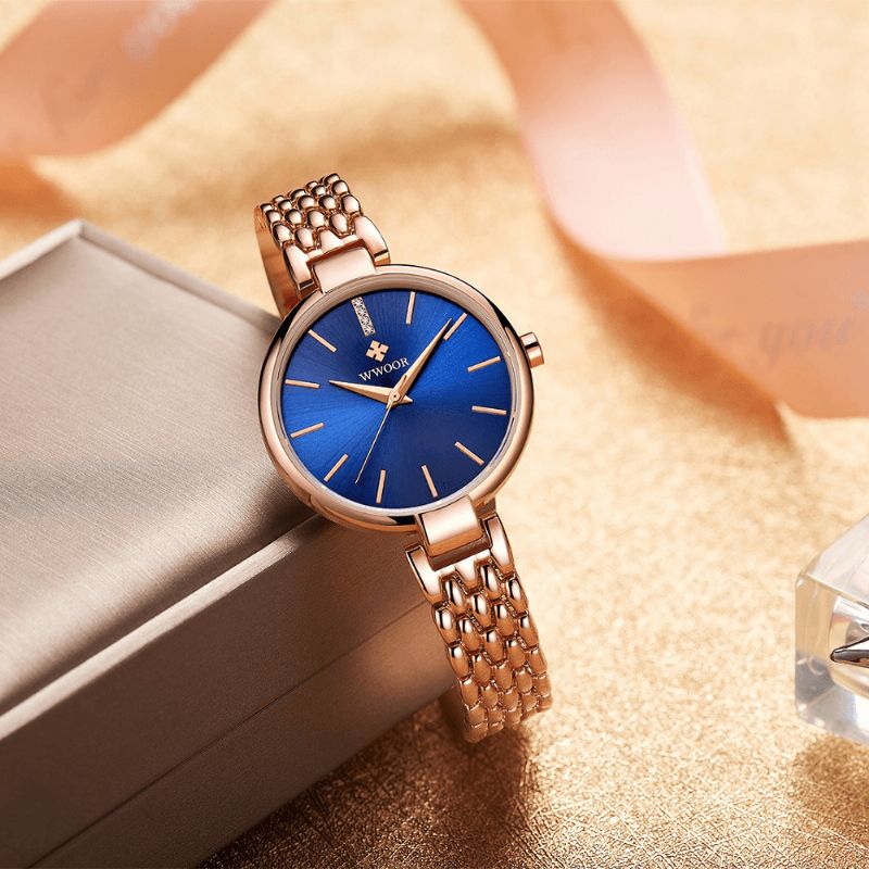 8865 Montre-bracelet À La Mode Pour Femme Avec Horloge Cadeau Montre À Quartz