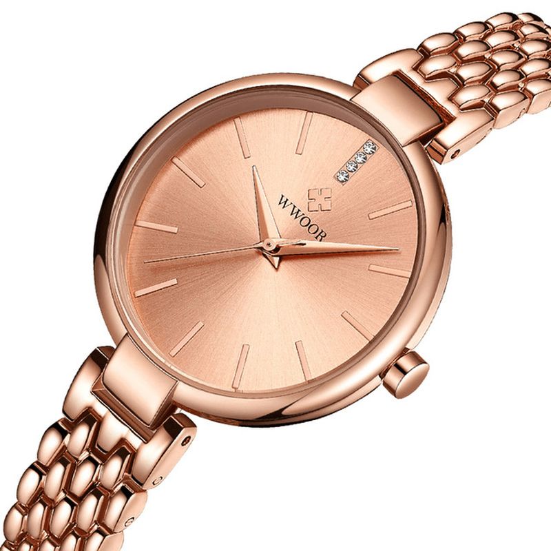 8865 Montre-bracelet À La Mode Pour Femme Avec Horloge Cadeau Montre À Quartz