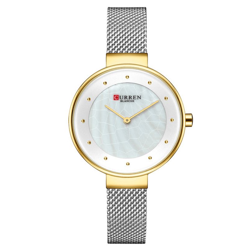 9032 Cadran Unique Conception Élégante Femmes Montre-bracelet D'affaires Femme Montre À Quartz