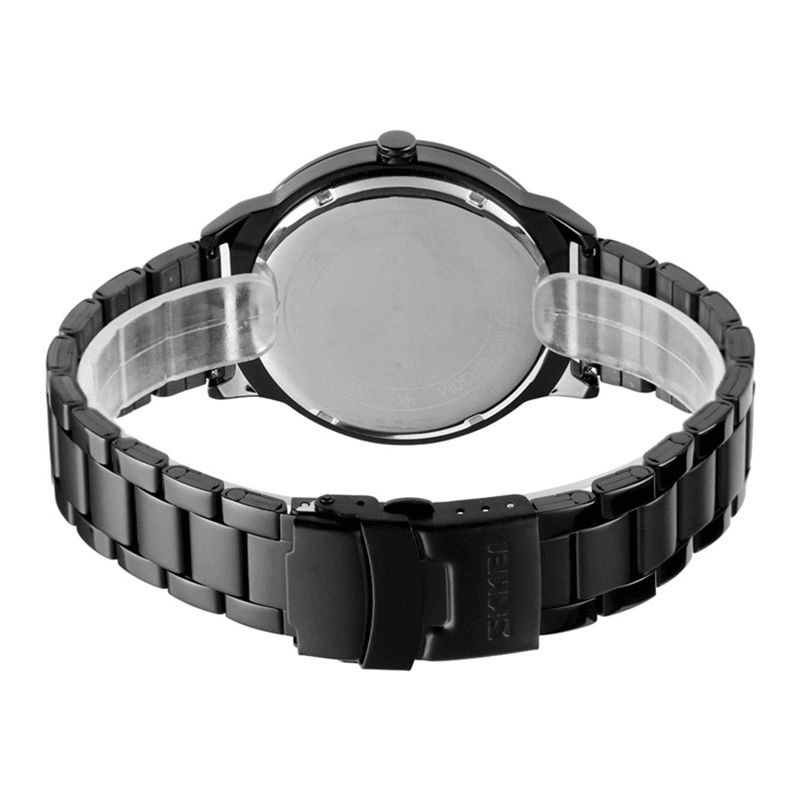 9210 Mode Business Style Hommes Montre 3d Dail Étanche En Acier Inoxydable Quartz Montres