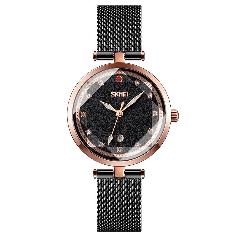 9215 Montre À Quartz Tridimensionnelle En Cristal Pour Femme