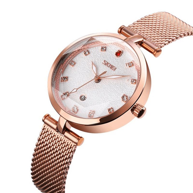 9215 Montre À Quartz Tridimensionnelle En Cristal Pour Femme