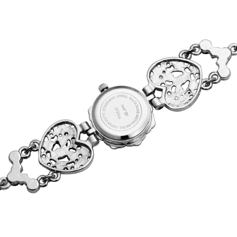 Asj Mode Montre-bracelet Élégante En Forme De Fleur Pour Femme Bracelets De Montre À Quartz