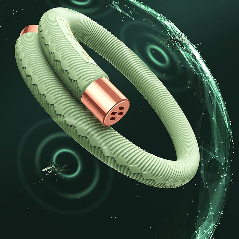 Bakeey Q805 Huile Essentielle De Plantes Extérieures Anti-moustique Insecte Naturel Anti-moustique Bracelet En Silicone