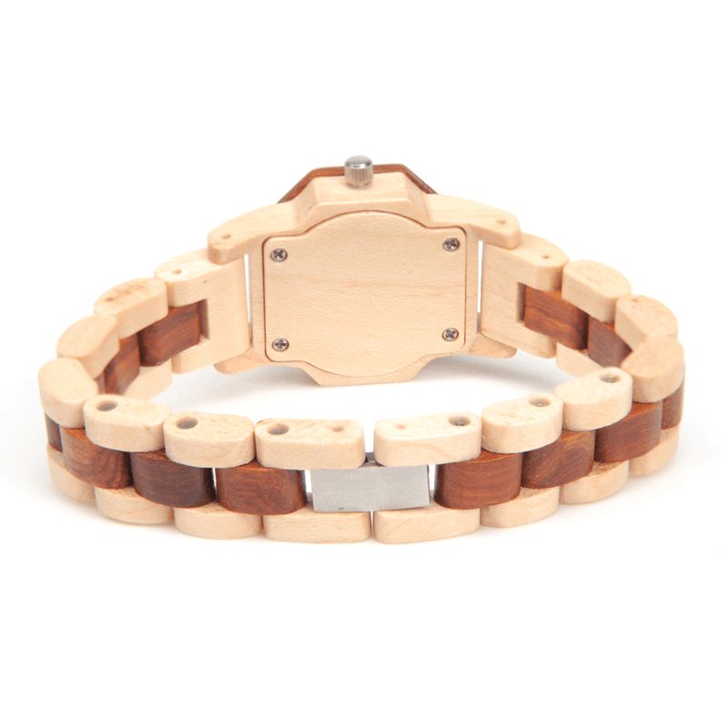 Bobo Bird M25 Montre-bracelet En Bois Légère À La Mode Montre À Quartz À Petit Cadran