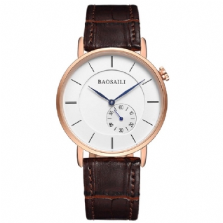 Bsl1045 Montre-bracelet Minimaliste Pour Hommes Montre À Quartz À Cadran Ultra Mince