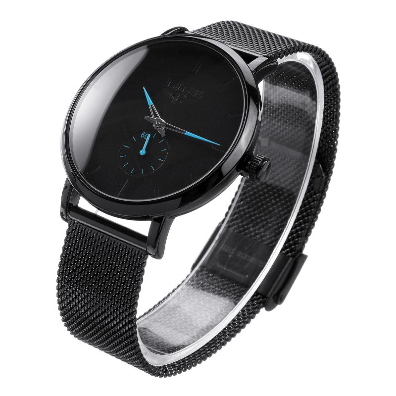 Lg9915 Mode Décontractée Bracelet En Acier Inoxydable Ultra-mince Montre À Quartz Étanche Pour Hommes