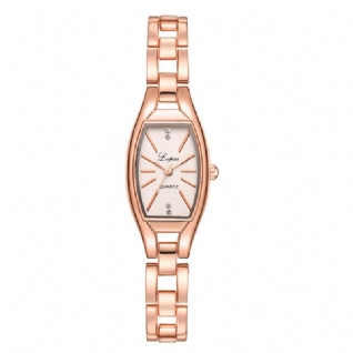 Lp104 Montre-bracelet Pour Femme Élégante De Style Unique Montre À Quartz En Acier