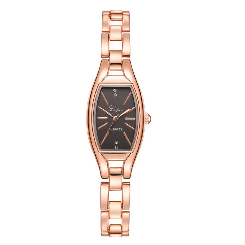 Lp104 Montre-bracelet Pour Femme Élégante De Style Unique Montre À Quartz En Acier