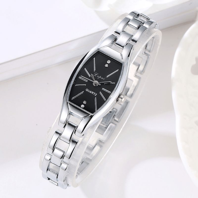 Lp104 Montre-bracelet Pour Femme Élégante De Style Unique Montre À Quartz En Acier