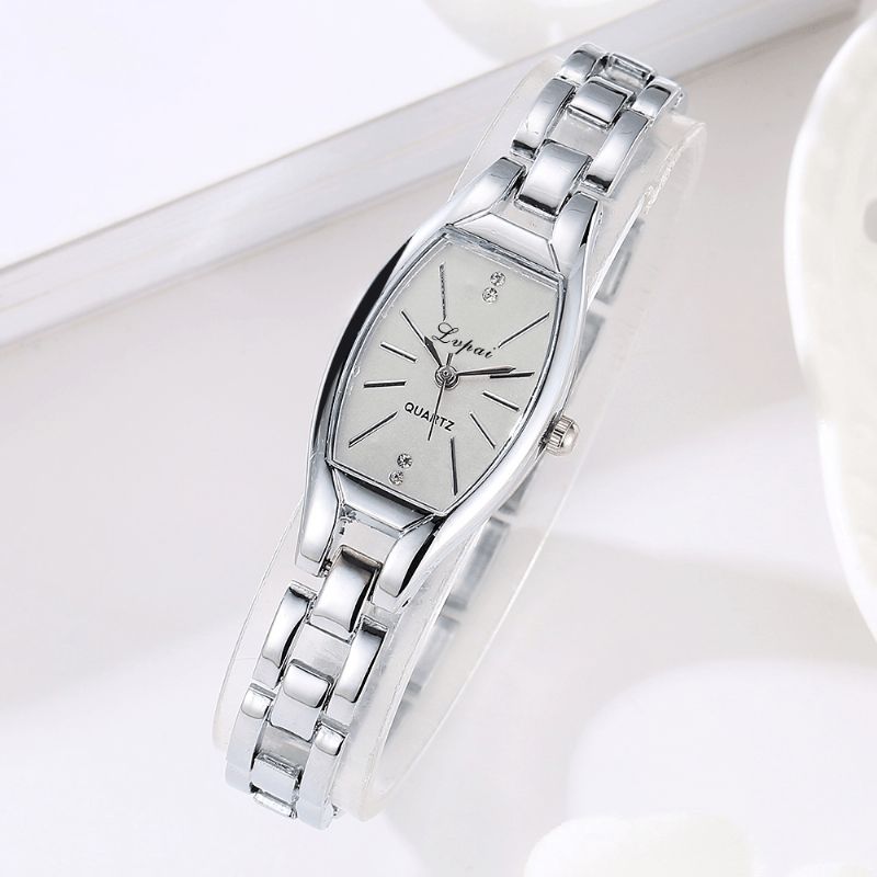 Lp104 Montre-bracelet Pour Femme Élégante De Style Unique Montre À Quartz En Acier