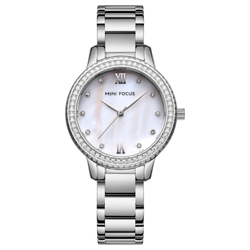 Mf0226l Marque De Luxe Mode Style Femmes Montre-bracelet Diamant Dames Montre À Quartz