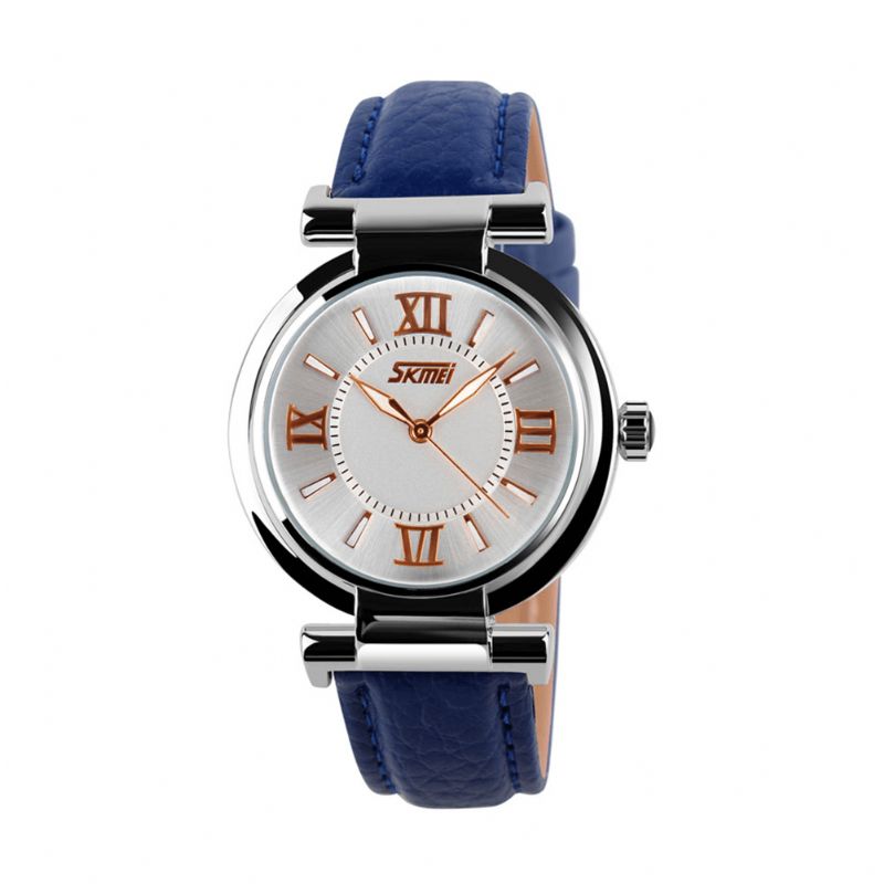 Mode Femme Montre Bracelet En Cuir Étanche Montre À Quartz Décontractée