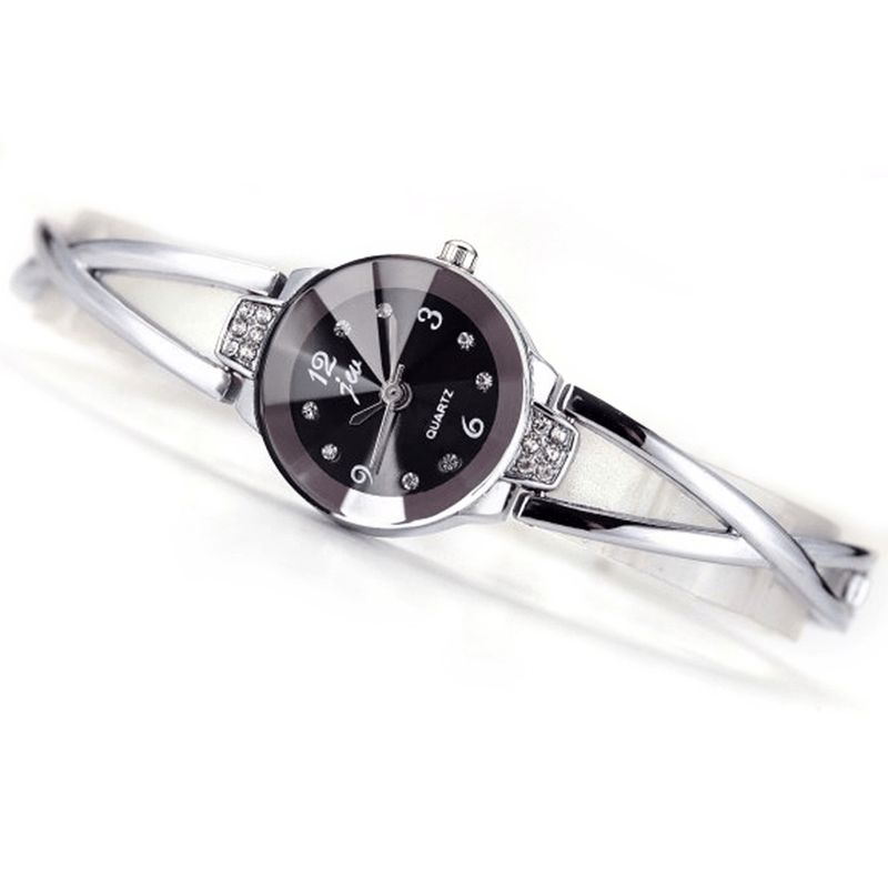 Mode Femmes Bracelet En Acier Dames Robe Montre À Quartz Étanche