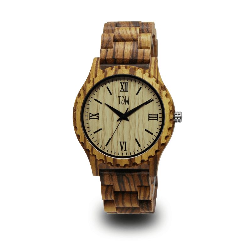 Montre En Bois De Mode Cadran Simple Montre De Mode Pour Hommes Montre À Quartz