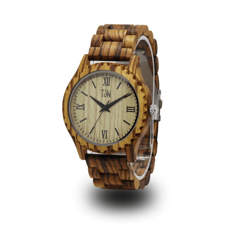 Montre En Bois De Mode Cadran Simple Montre De Mode Pour Hommes Montre À Quartz