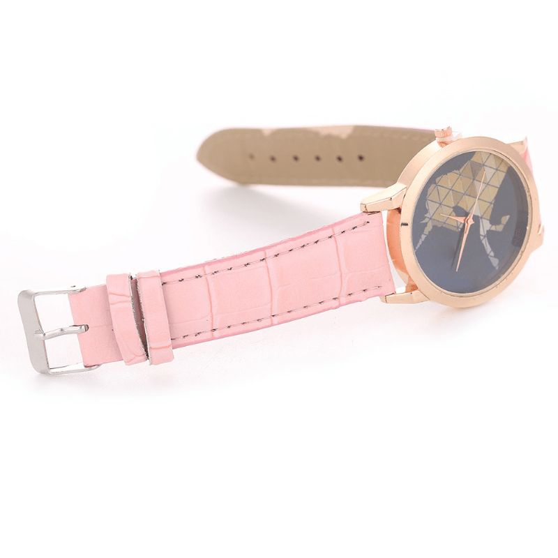 Montre Enfantine À La Mode Avec Bande De Cuir Motif Licorne Montre À Quartz Décontractée Pour Hommes