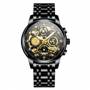 Nektom 8202 Mode Hommes Montre Étanche Chronographe Lumineux Date Affichage Quartz Montre