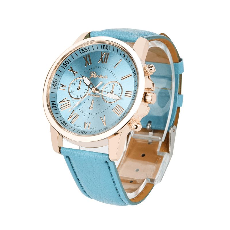 Otoky Jy9007 Mode Femmes Montre Lumière Luxe Casual Bracelet En Cuir Montre À Quartz