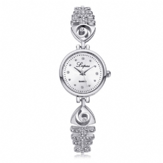 P123 Diamant Cadran Femmes Bracelet Montre Plein Acier Petit Cadran Quartz Montres