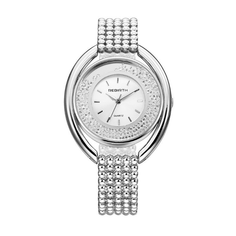 Rebirth Re079 Mode Femmes Quartz Montre Dames De Luxe Diamant Bracelet En Acier Bracelet Montre