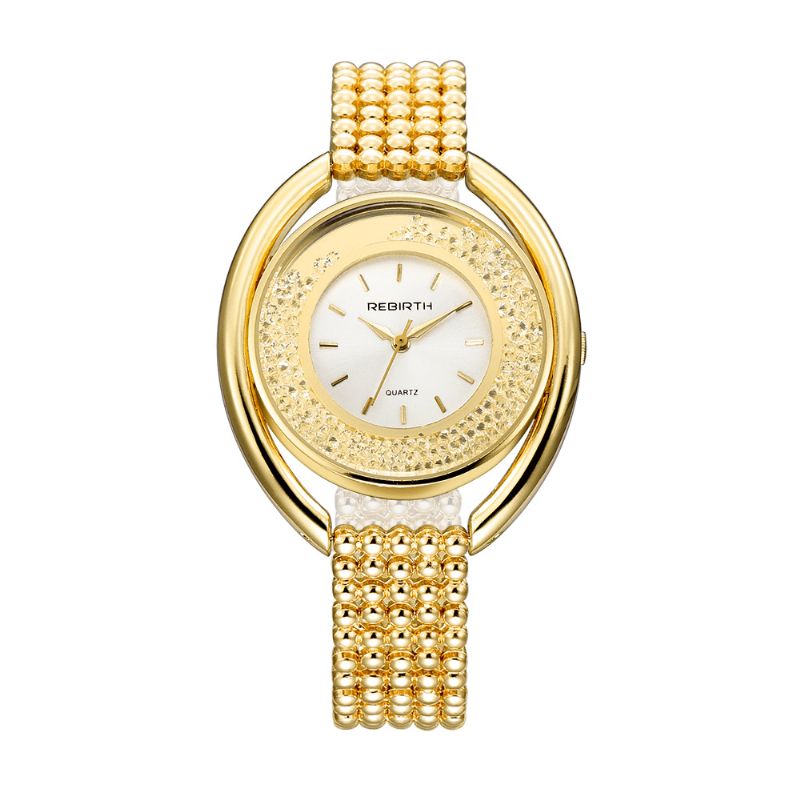 Rebirth Re079 Mode Femmes Quartz Montre Dames De Luxe Diamant Bracelet En Acier Bracelet Montre