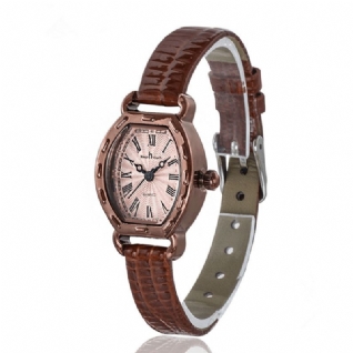 Rectangle Cadran Femmes Montre-bracelet Mode Casual Dames Montre À Quartz