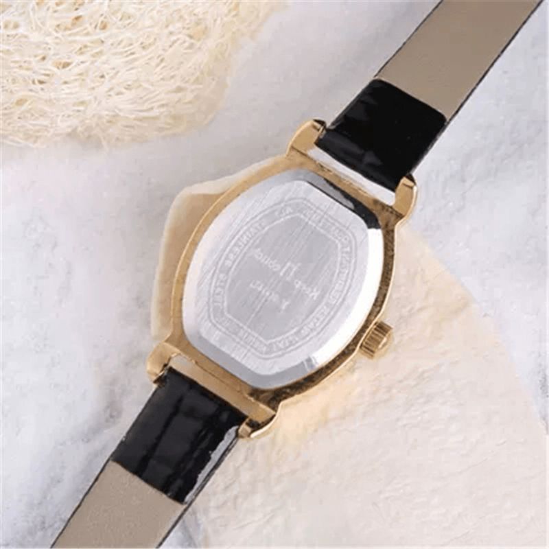 Rectangle Cadran Femmes Montre-bracelet Mode Casual Dames Montre À Quartz