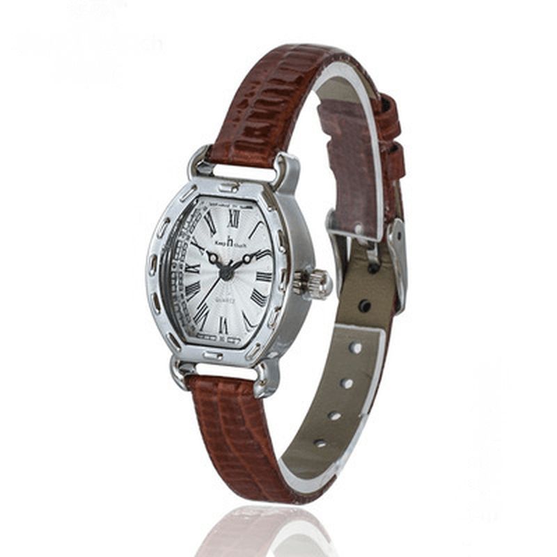 Rectangle Cadran Femmes Montre-bracelet Mode Casual Dames Montre À Quartz