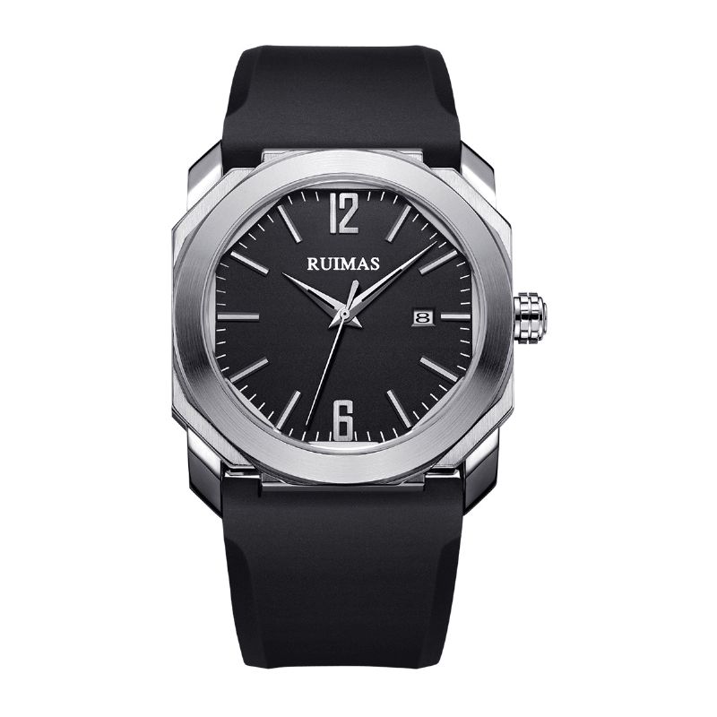 Ruimas 525 Casual Montre Homme 3atm Montre À Quartz Étanche À Affichage De La Date