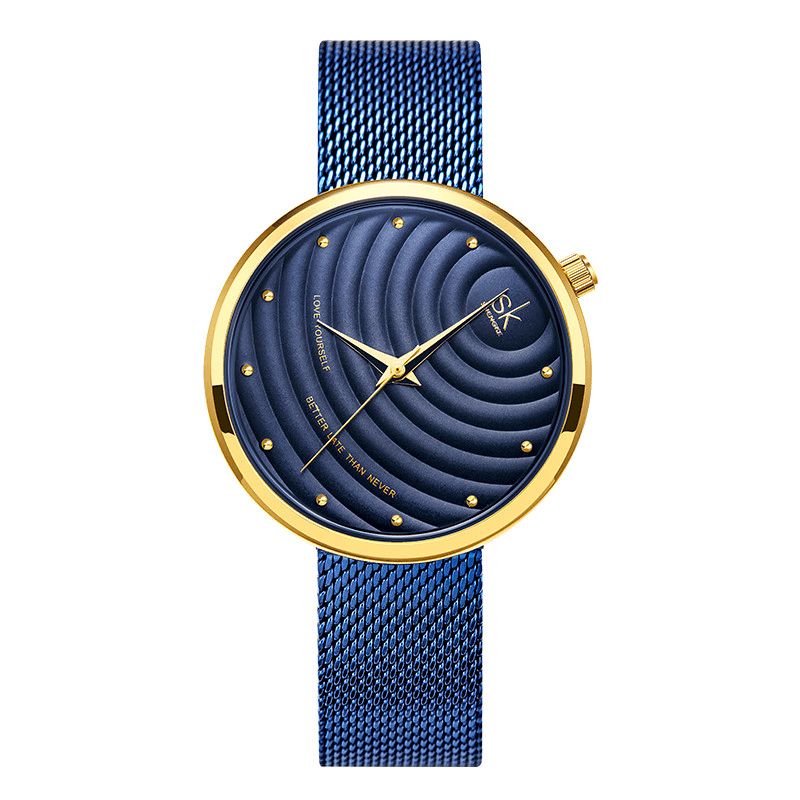 Sk K0138 Montre À Quartz Avec Bracelet En Acier Pour Femme