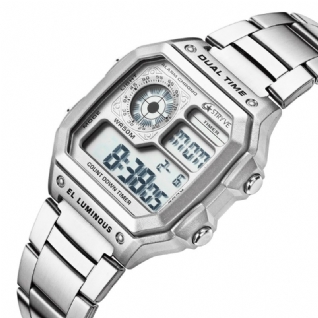 Stryve S8007 Affichage Lumineux Alarme Date Semaine Affichage Compte À Rebours Hommes Sport Montre Numérique